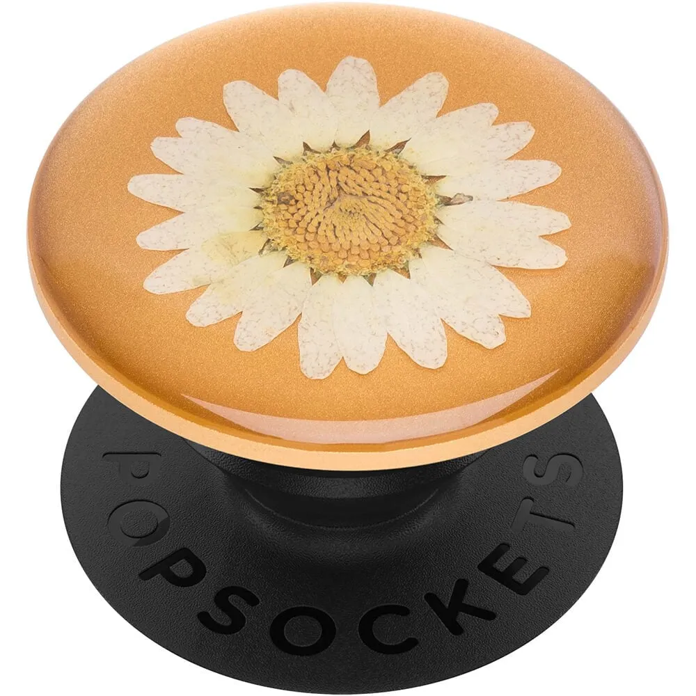 POPSOCKETS Pressed White Daisy Premium Holder og Stand