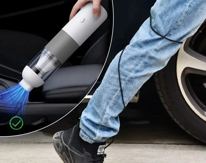 Portable Wireless Car Vacuum Cleaner – Dual-Use for Effortless Home & Car Cleaning