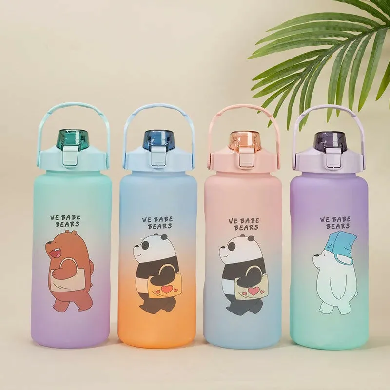 Premium We Babe Bears Water Bottle(Pink)- 5470-2 Liters