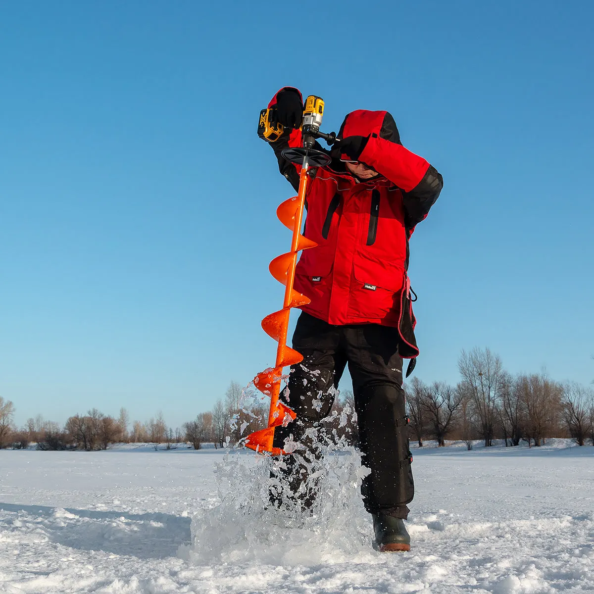 Professional Ice Fishing Auger Drill Bit | Essential Ice Fishing Gear for Ice Anglers