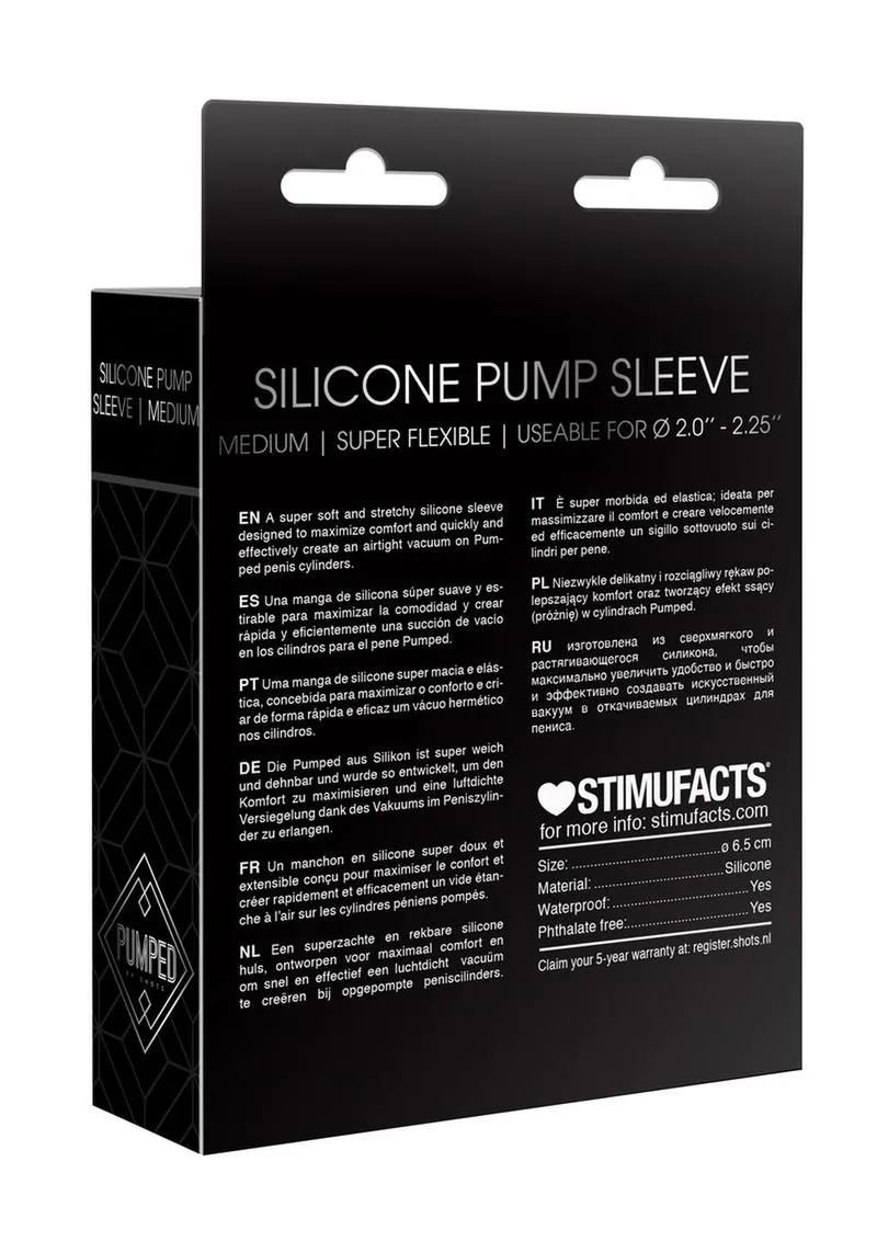 Pumped Silicone Pump Sleeve