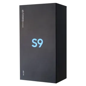 RETAIL BOX - Galaxy S9 - 64GB/Black/Verizon - Sleeve/Tray Included - NO DEVICE