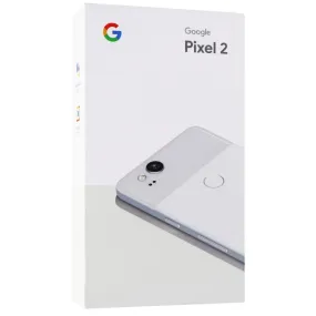 RETAIL BOX - Google Pixel 2 - 64GB Clearly White - Tray Included - NO DEVICE