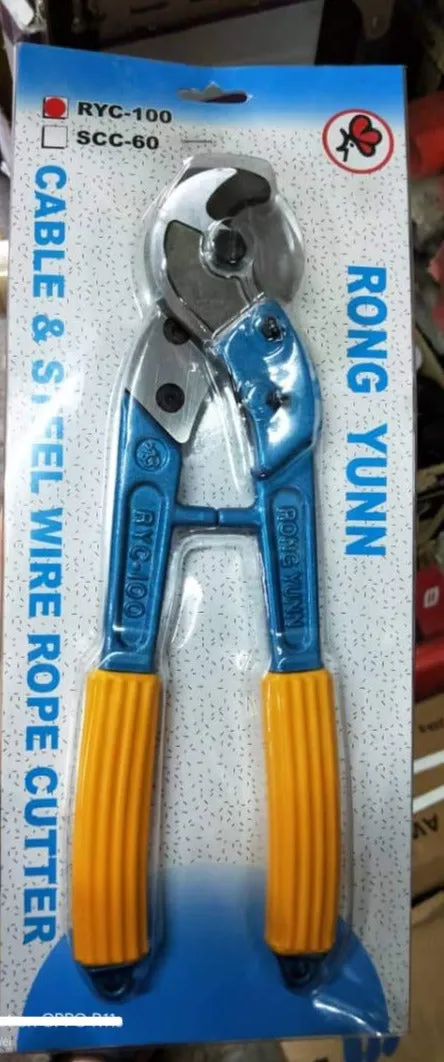 Rong Yunn 100mm Cable and Steel Wire Rope Cutter | Model : CC2-RYC100