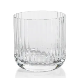 S/6 Ribbed Old Fashioned Tumblers