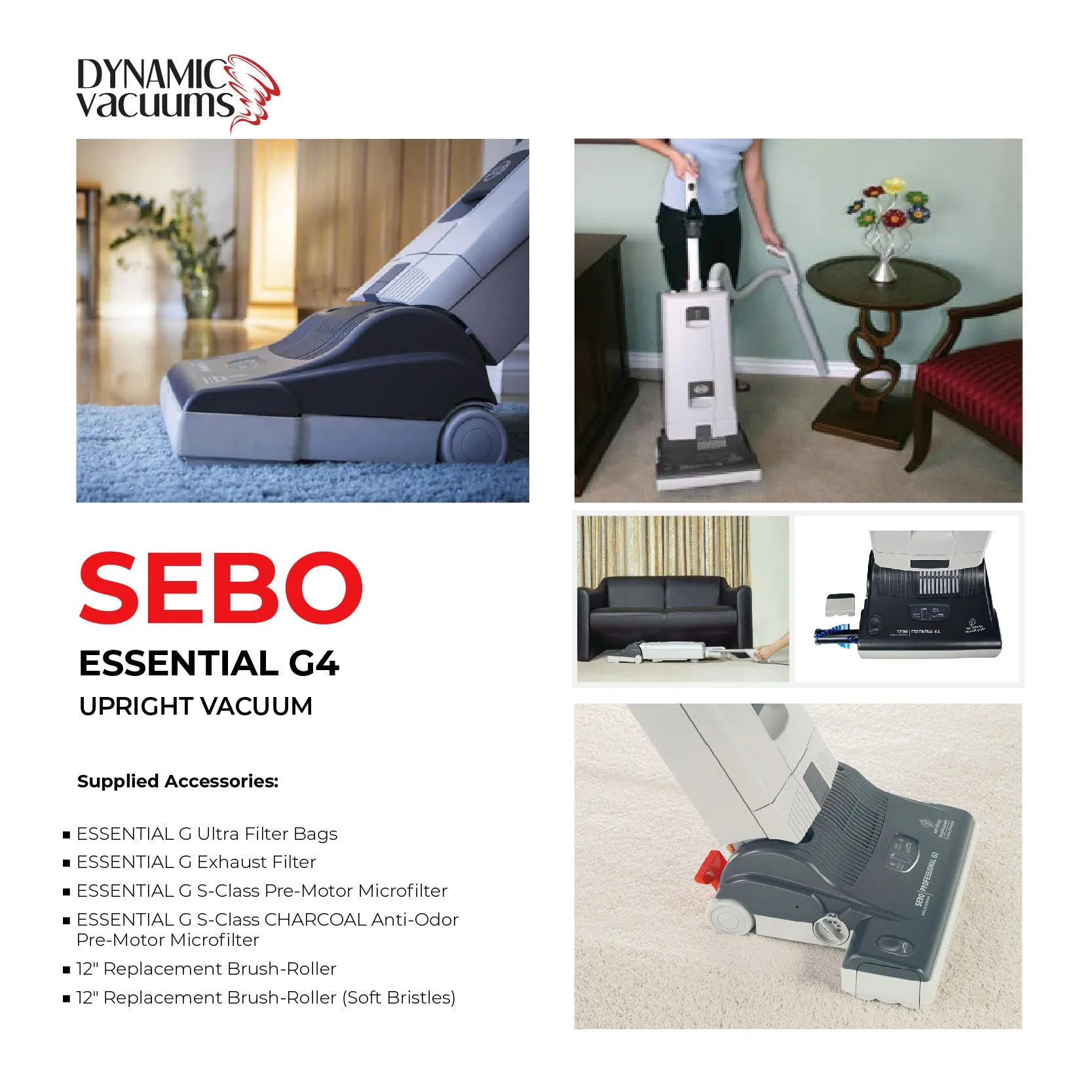 Sebo Essential G4 Upright Vacuum