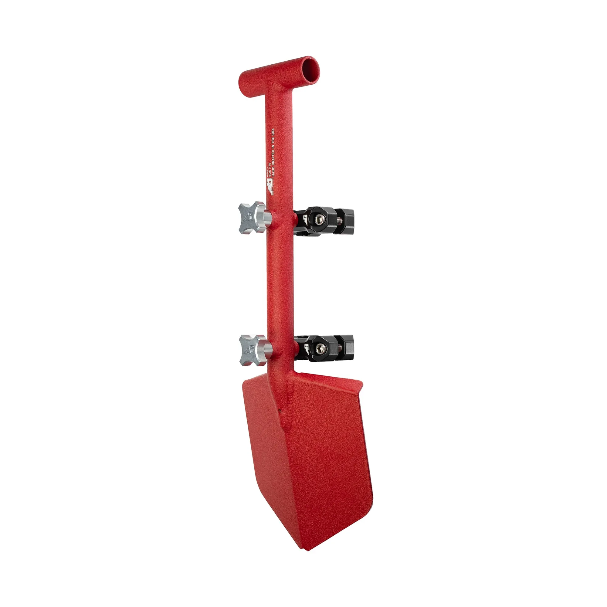 Shovel / Mount Combo - Red Mini Shovel / Black UMD with Knobs