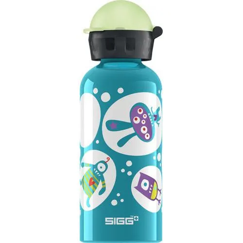 Sigg Water Bottle - Glo Monster - Teal - Case Of 6 - .4 Liter