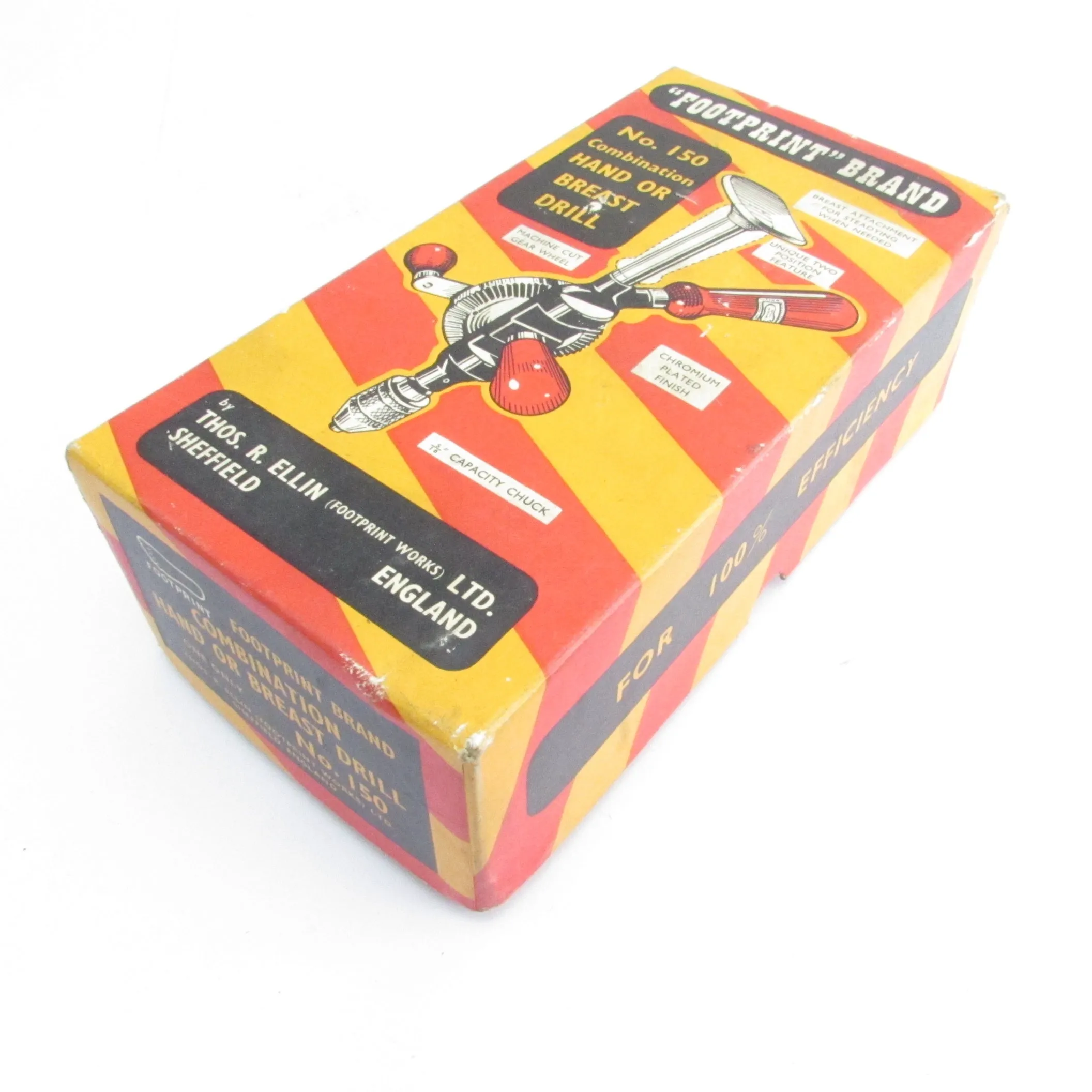 SOLD - Footprint Hand Drill No. 150