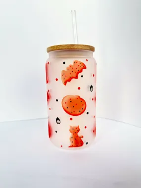 Spooky Cookie Glass Can