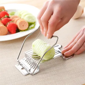 Stainless Steel Egg Cutter Wire Egg Slicer for Hard Boiled Eggs Kitchen Accessories Kitchen Gadgets and Accessories