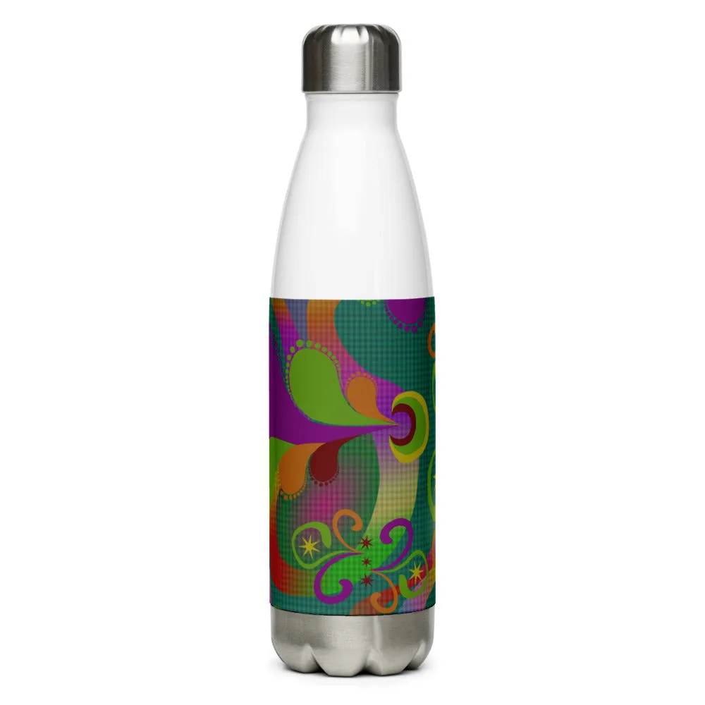 Stainless Steel Water Bottle Paisley