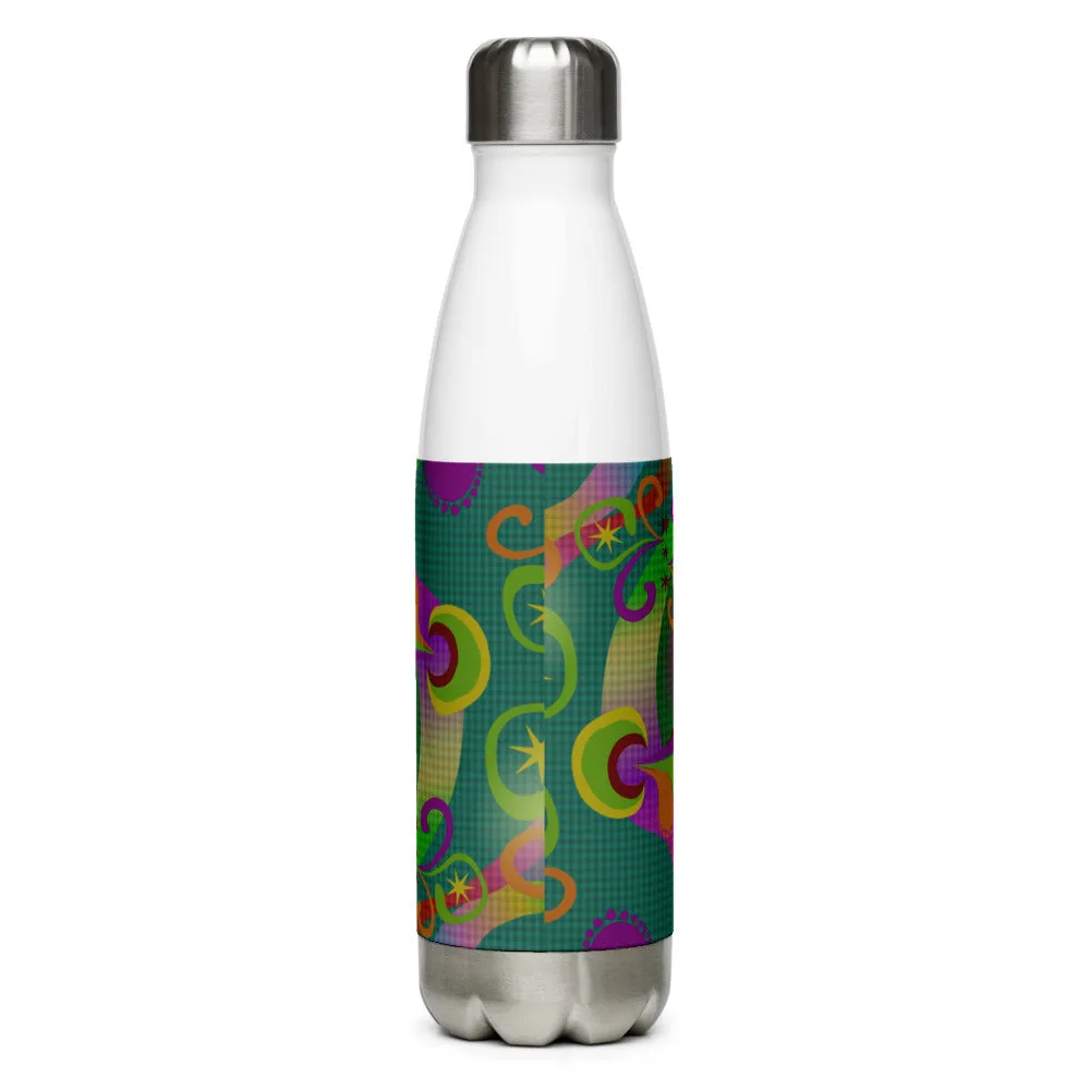 Stainless Steel Water Bottle Paisley