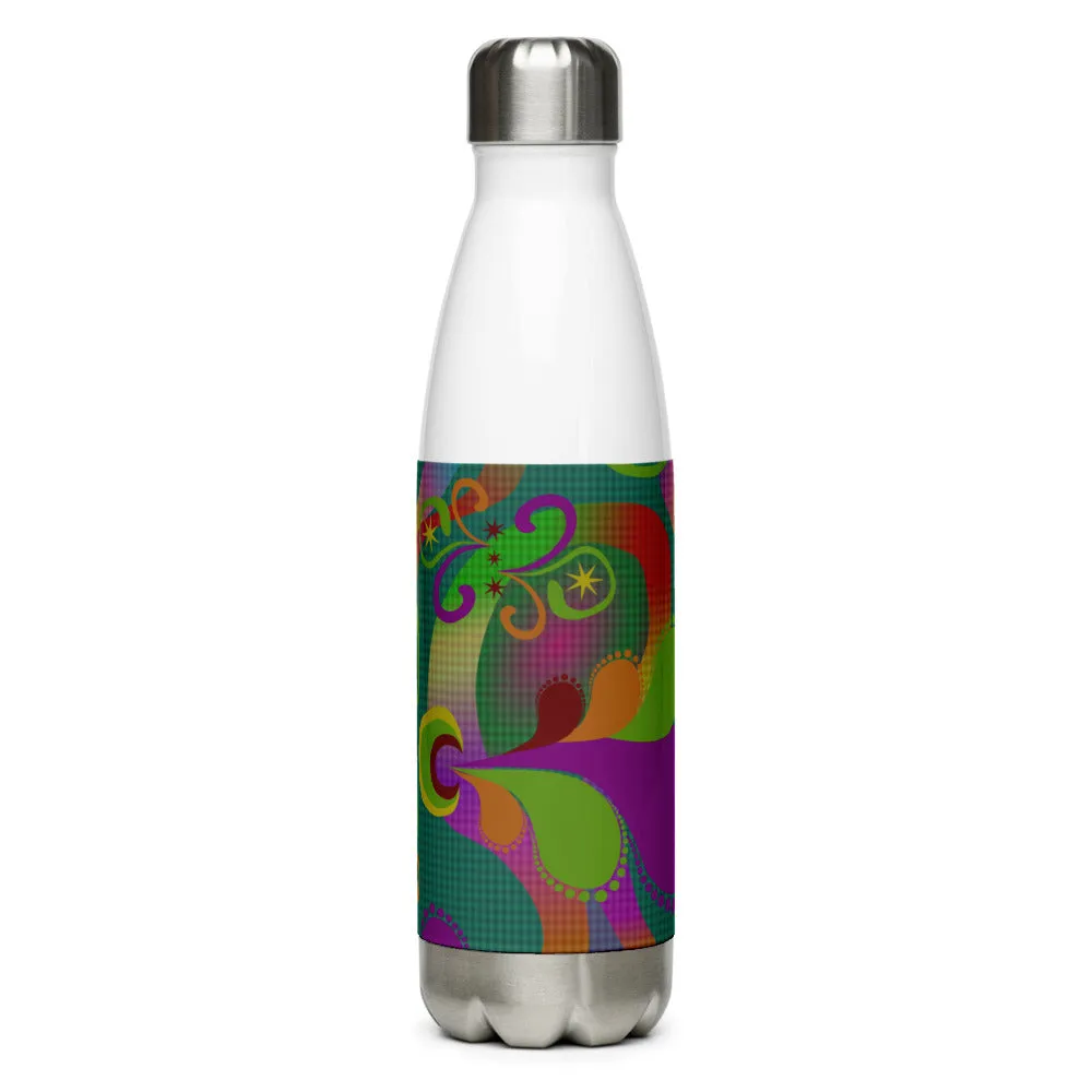 Stainless Steel Water Bottle Paisley