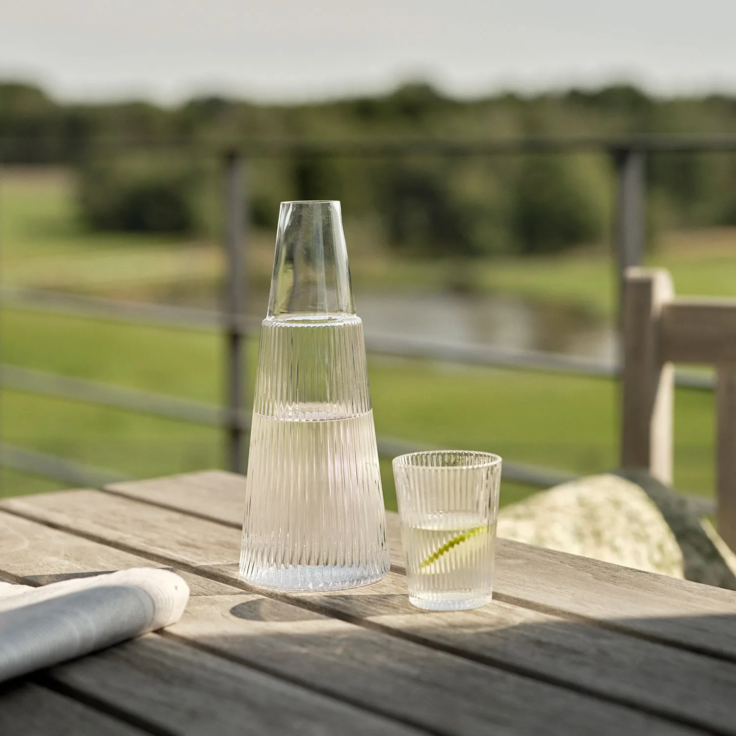 stelton | pilastro carafe with glass