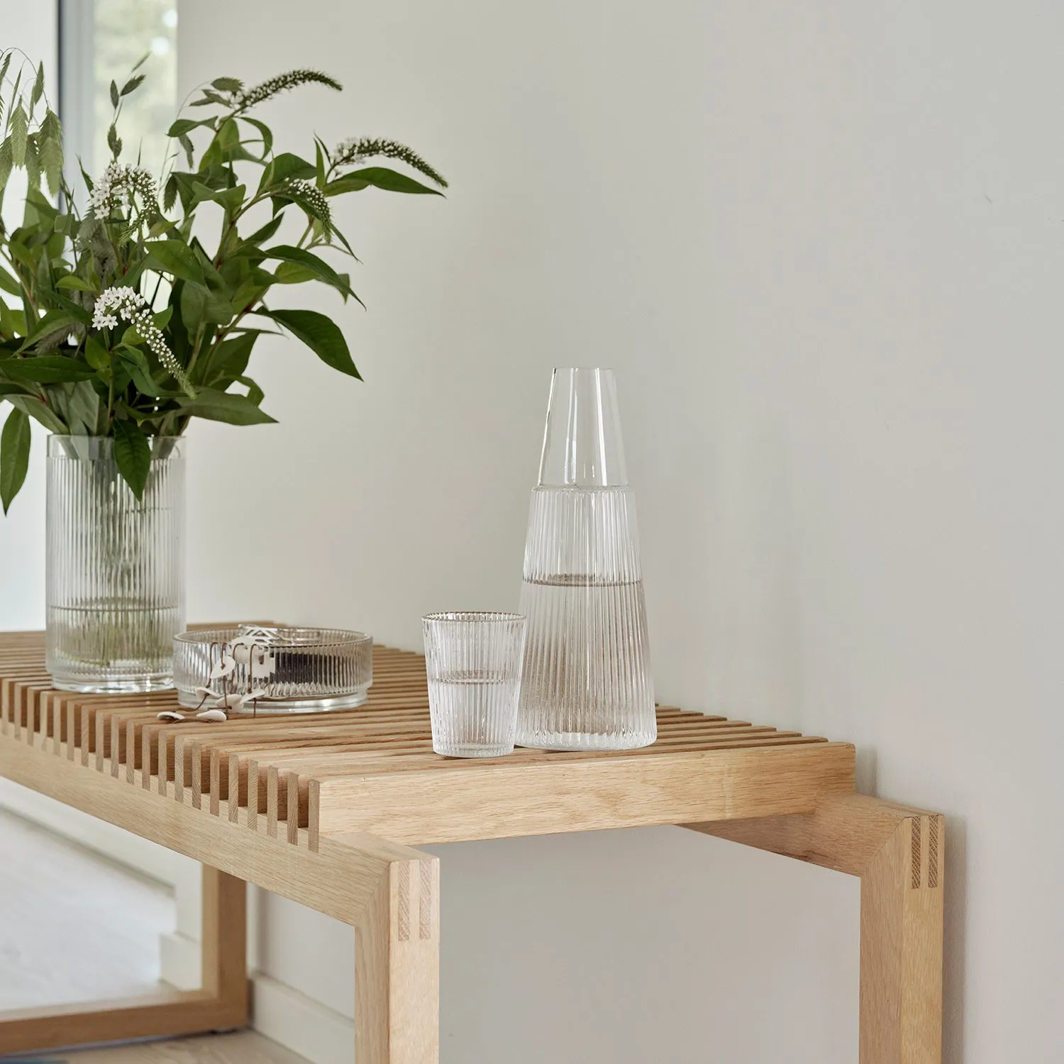 stelton | pilastro carafe with glass