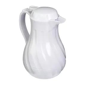 Swirl Connoisserve Carafe / Pitcher, White, 20 oz.