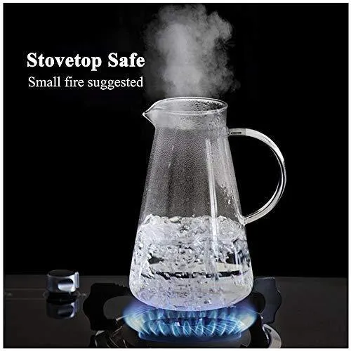 TAGROCK Borosilicate Glass Jug 1.8 - Liters Transparent