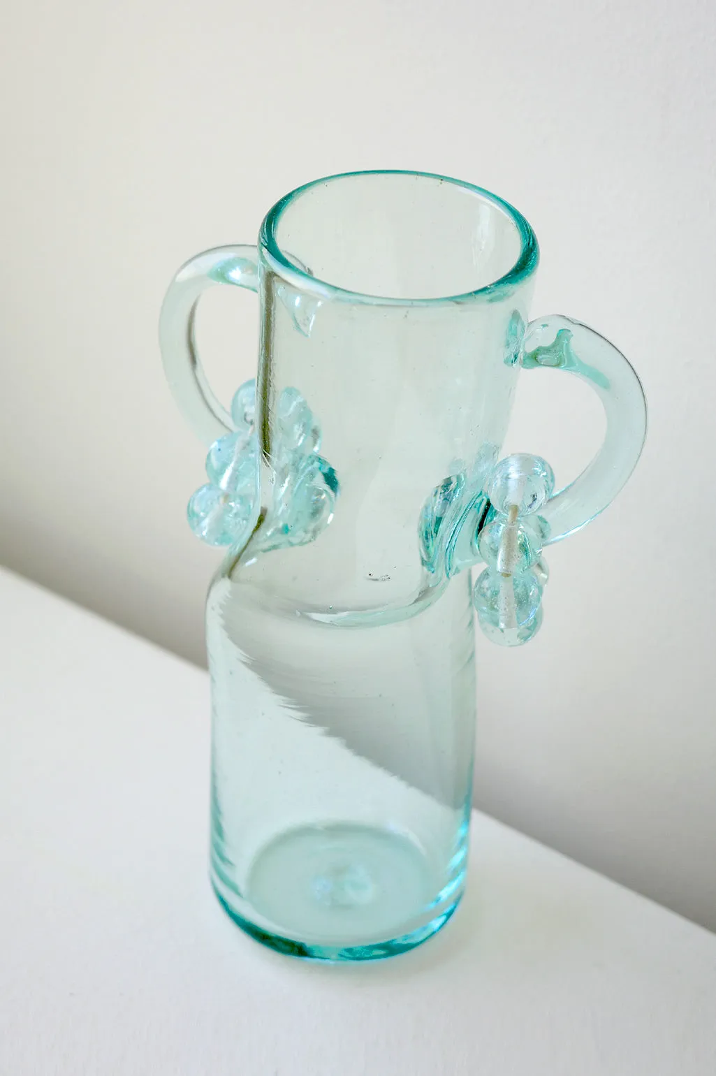 Teetering - Recycled Glass Carafe in Clear