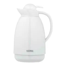 Thermos® 710TRI4 Insulated Carafe, White Finish, 34 Oz