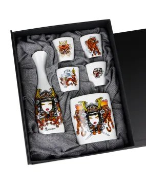 Tiger Warrior Sake Set