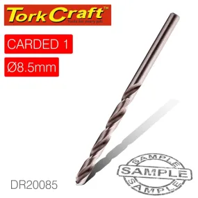 TORK CRAFT DRILL HSS 8.5MM 135DEG 1/CARD INDUSTRIAL BIT DR20085