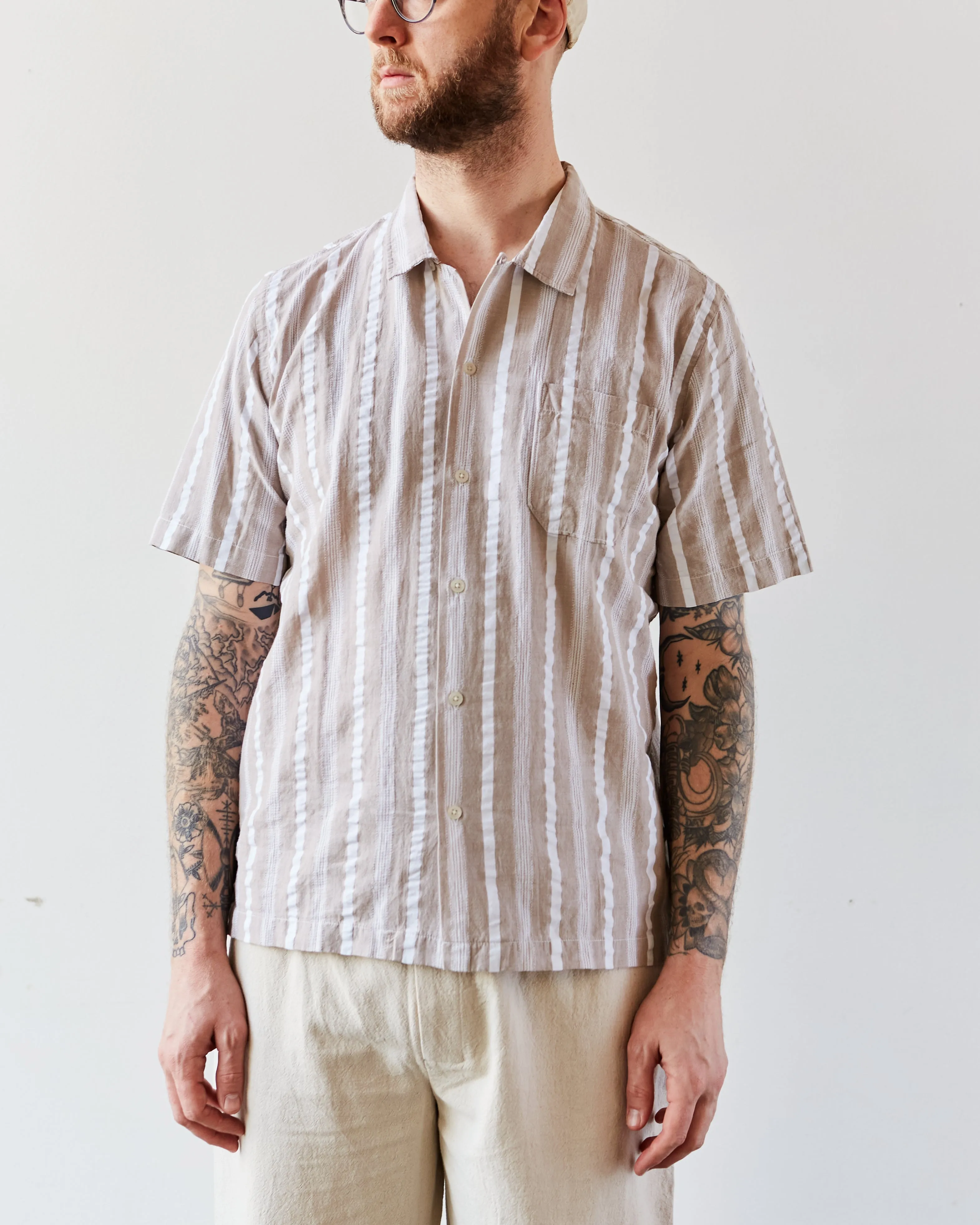 Universal Works Road Shirt, Sand