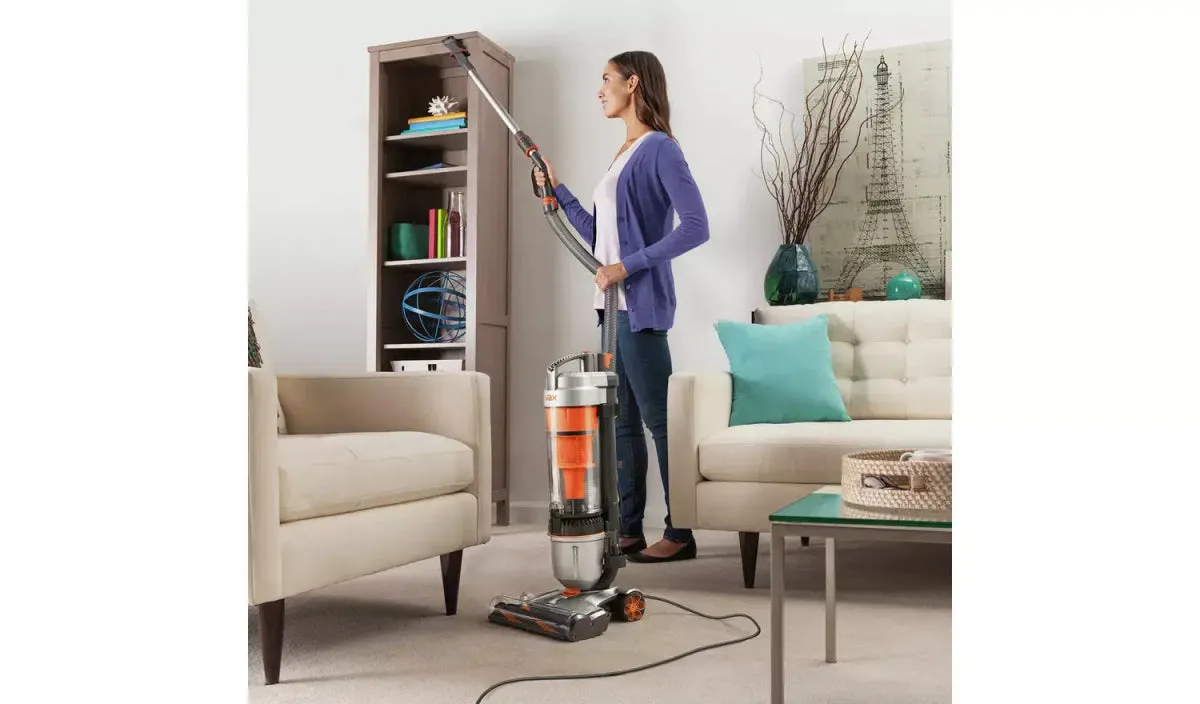 Vax U85ASBE Air Stretch Pet Upright Bagless Vacuum Cleaner Grey & Orange