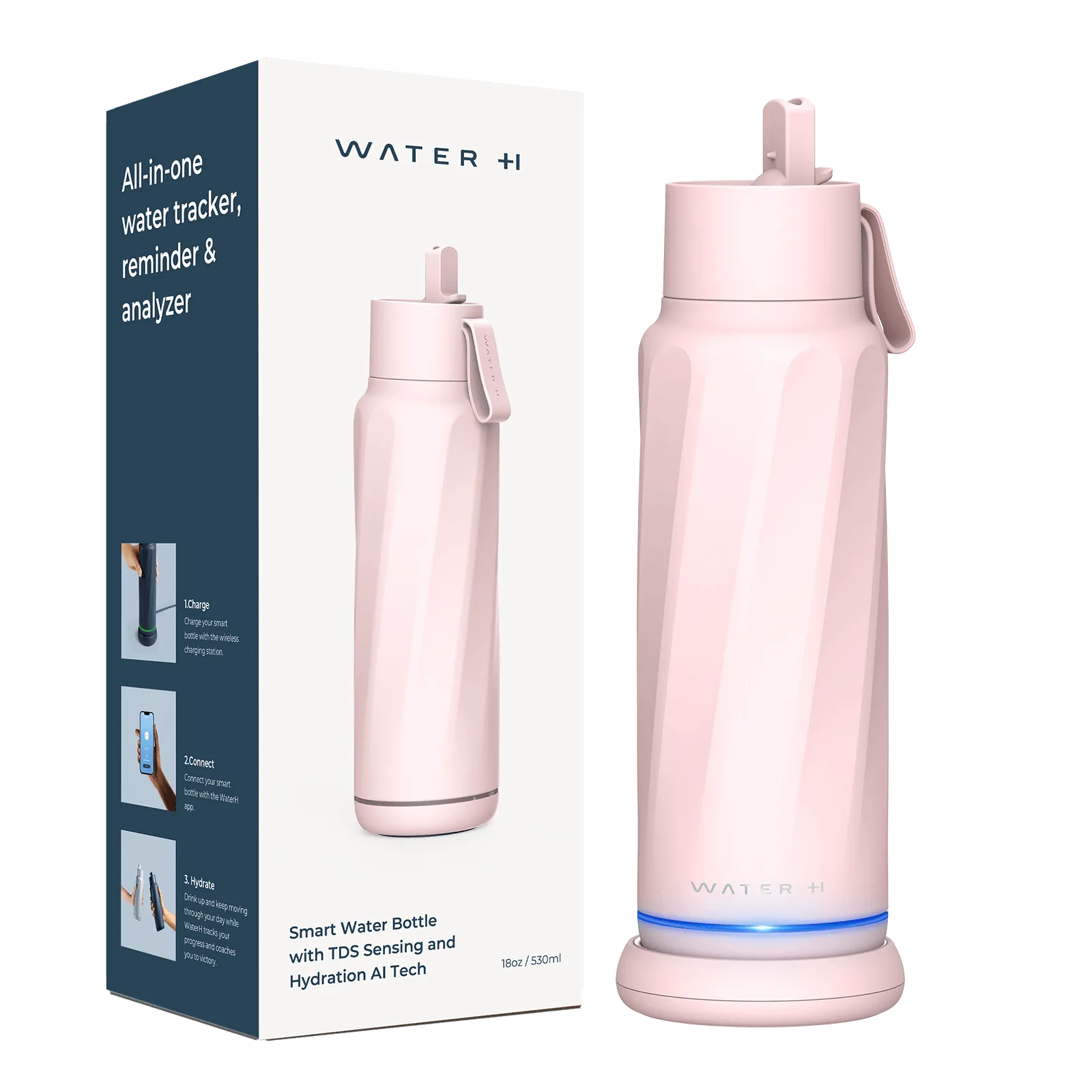 WaterH Vita Smart Water Bottle 18oz