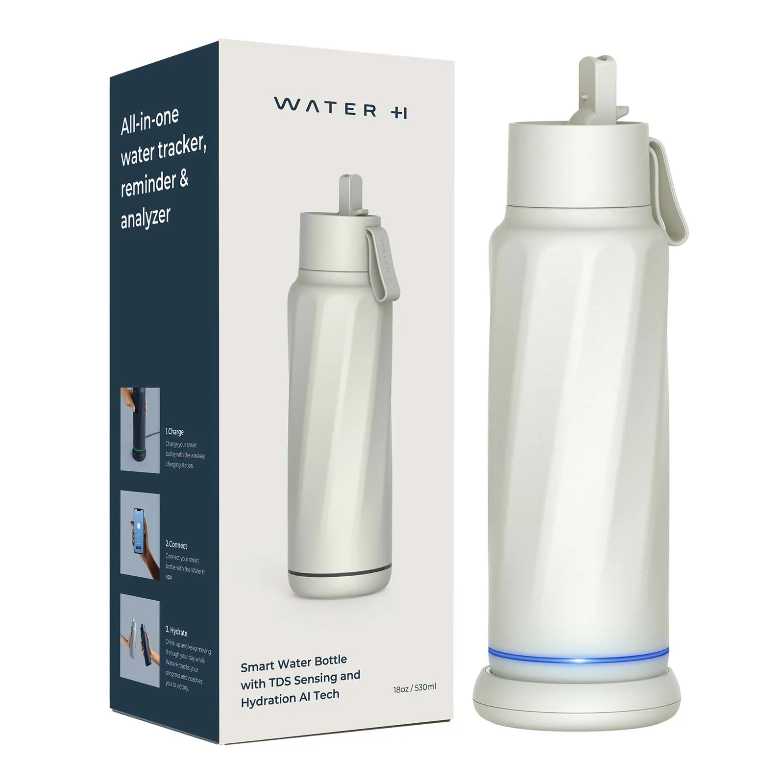 WaterH Vita Smart Water Bottle 18oz