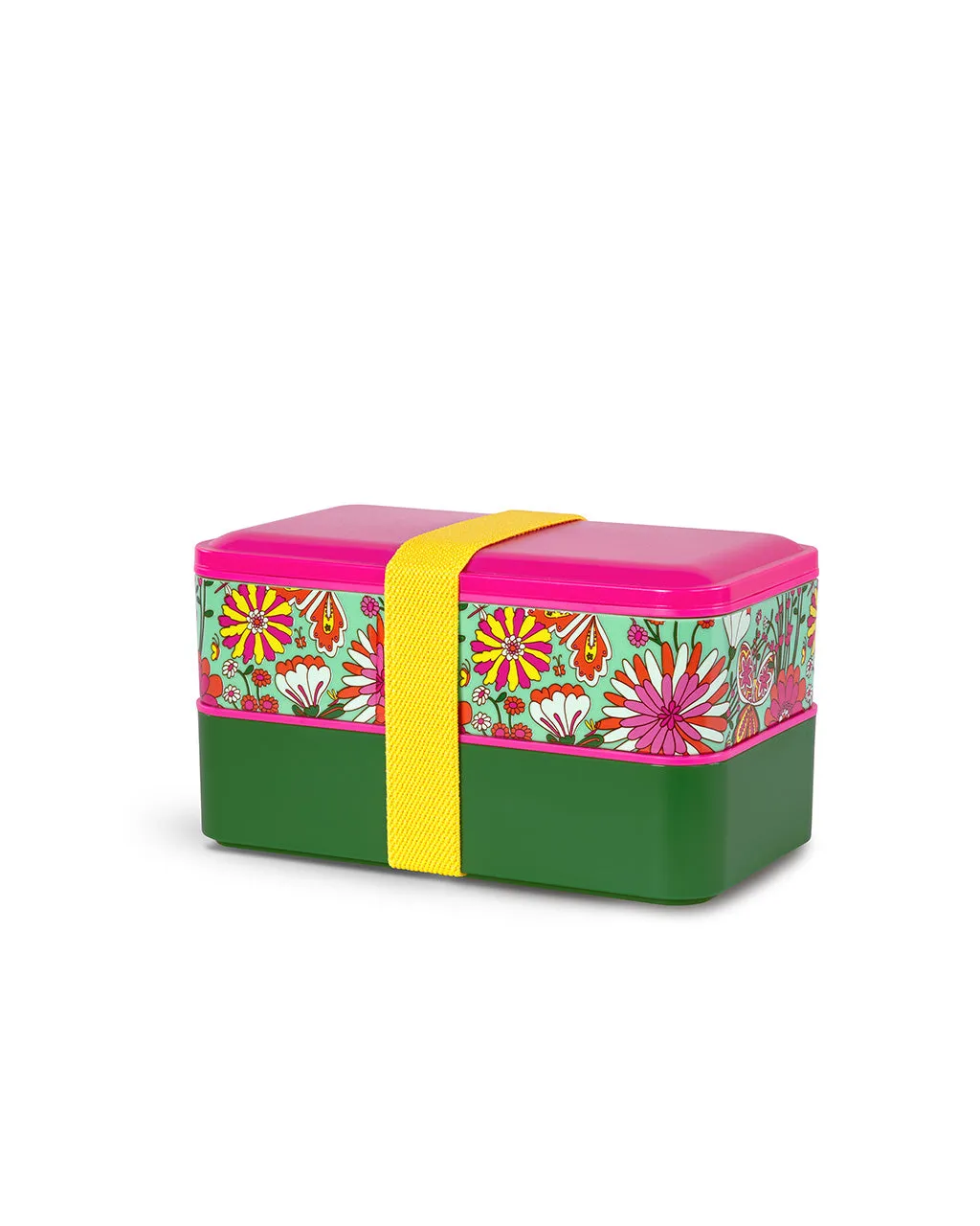 What's For Lunch? Stacking Lunch Box Set - Magic Garden Mint