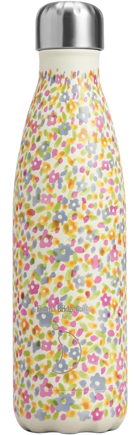 XB1051 Chilly's 500ml Water Bottle Emma Bridgewater Wildflower Meadows