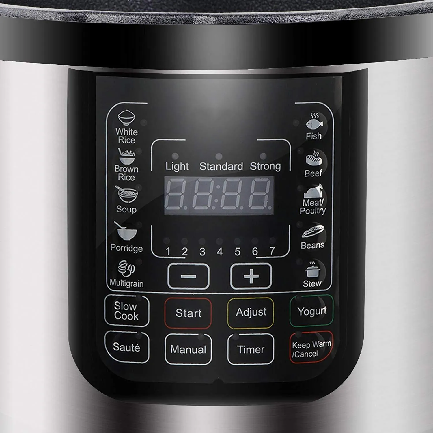 ZENY™ 1000W Electric Stainless Steel Pressure Cooker w/ LED Display Screen